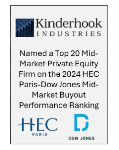 Kinderhook industries names a top 20 mid-market private equity firm